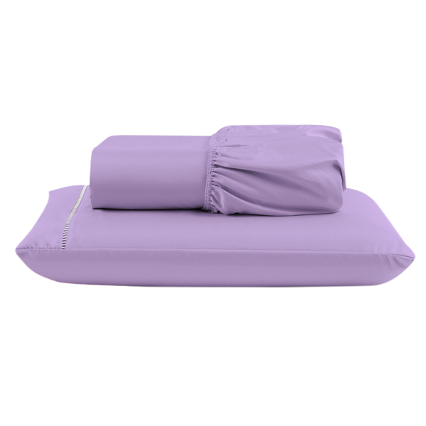 Jogo Cama Lençol Unique Solteiro Micro Percal 400 Fios Ponto