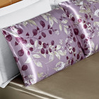 Jogo Cama Lençol Vine Queen Cetim Estampado Alto Brilho 3 Peç