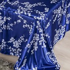 Jogo Cama Lençol Vine Queen Cetim Estampado Alto Brilho 4 Peç