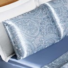 Jogo Cama Lençol Vine Queen Cetim Estampado Alto Brilho 4 Peç