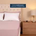 Jogo Cama Linea Com Vivo Queen 03 Peças Poliester - Rose