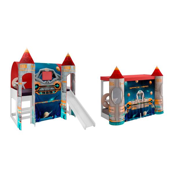 Jogo Cama Mini E Cama Com Escorregador Freiburg Branco