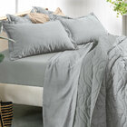 Jogo Cama Queen 3 Peças Toque Acetinado Slim Zinc