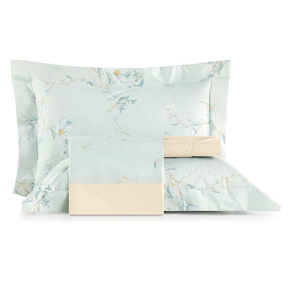 Jogo Cama Queen Altenburg 200 Fios Lux Magnólias