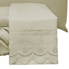 Jogo Cama Queen Angely Bordado Inglês 4pç 100% Poliéster - Fe