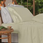 Jogo Cama Rendas Casal Bordare - Amendoa Floral