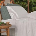 Jogo Cama Rendas Casal Bordare - Branco Floral