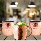 Jogo Caneca Aço Inox Rosê Gold  500ml 3 Peças - Fratelli