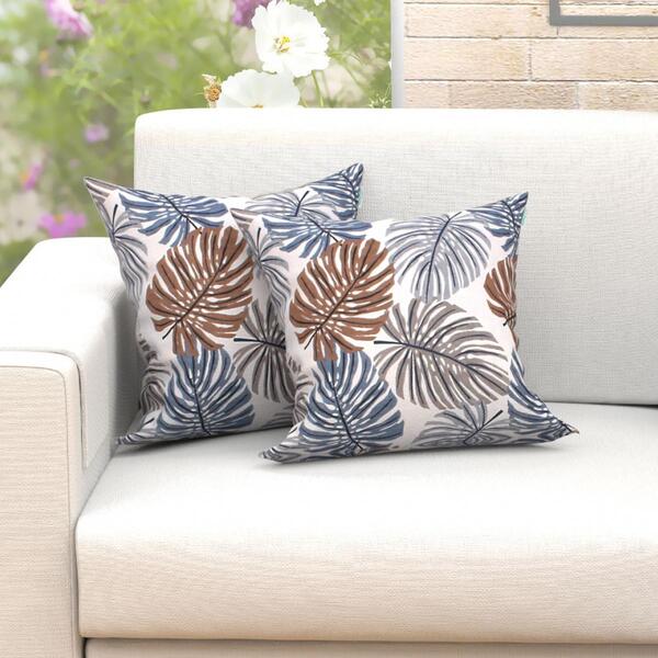 Jogo Capa Almofada Estampada Realce 2 Unidades 45cm X 45cm Te