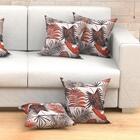 Jogo Capa Almofada Franci Tabaco Kit Com 4 Unidades 45cm X 45