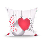 Jogo Capa Almofada Preta Estampada Decorativa Para Quarto Kit