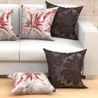 Jogo Capa Almofada Vivarti Medalhão 2 Unidades Grande 60cm X