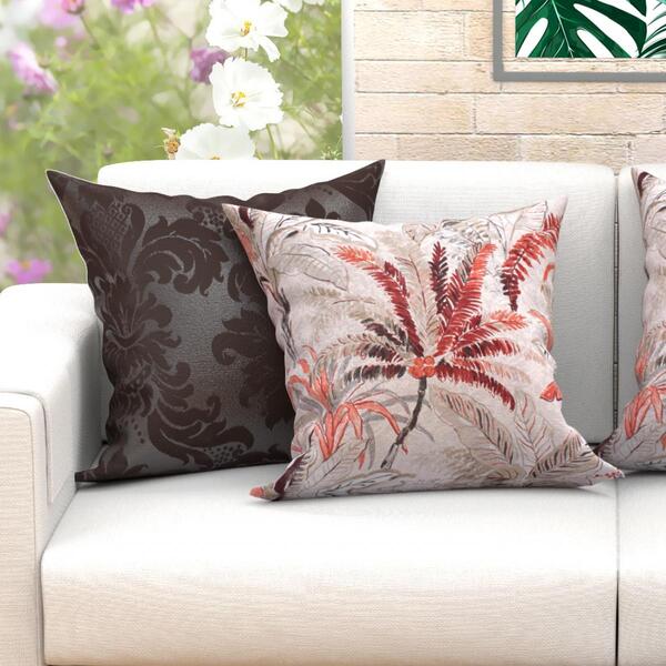 Jogo Capa Almofada Vivarti Medalhão 2 Unidades Grande 60cm X