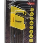 Jogo Chave Allen 09 Peças - Medio Acabamento Preto Abaulado