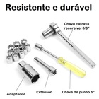 Jogo Chave Catraca Soquete Sextavado Reversível 40 Peças