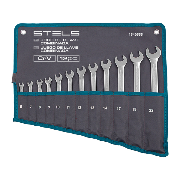 Jogo Chave Combinada 06 A 22mm (12 Peças) - Stels