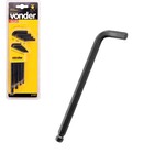 Jogo Chave Hexagonal Allen 1/16-3/8 Tipo L Abaulada Curta C