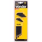 Jogo Chave Hexagonal Allen 1/16-3/8 Tipo L Abaulada Curta C