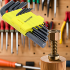 Jogo Chave Hexagonal Curto 9 Pecas