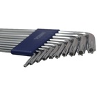 Jogo Chave Torx Aço Tipo L Com 10 Peças T9 A T50 Mega