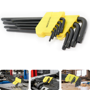 Jogo Chave Torx T10 - T50 Longo 9 Peças Cr-v Tradestar | Leroy Merlin