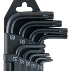 Jogo Chave Torx T10-t50 Tipo L Longa Vanádio 9 Peças Vonder