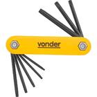 Jogo Chave Torx T9-t40 Canivete Plástico Vanád. C/ 8 Pç Vtx2