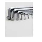 Jogo Chaves Allen Curta 7 Peças Parafuso Sextavado Hexagonal