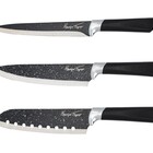 Jogo Chef Henrique Fogaça Facas,  Ralador Zester E Pegador Mu