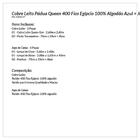 Jogo Cobre Leito 400 Fios Egípcio Queen 100% Algodão Azul + J