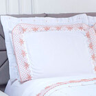 Jogo Cobre Leito Clássico Liso Branco Matelado 200 Fios Micro