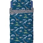 Jogo Cobre Leito Dupla Face Solteiro Lepper Azul Un