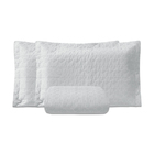 Jogo Cobre Leito Queen 100% Algodão Branco 200 Fios + Jogo De