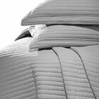 Jogo Cobre Leito Queen Poliéster Verona Cinza Hedrons