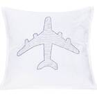 Jogo Cobre Leito Solteiro Masculino Juvenil Azul Bordado Esta