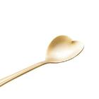 Jogo Colheres De Chá Em Inox Bon Gourmet Heart 4 Peças Dourado