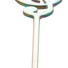 Jogo Colheres De Cha Inox Music 4 Peças Rainbow - Rojemac