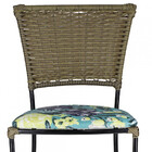 Jogo Com 2 Cadeiras Gramado Fibra Sintética Junco Para Área E