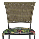 Jogo Com 4 Cadeiras Gramado Fibra Sintética Junco Para Área E