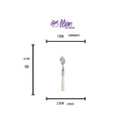 Jogo Com 6 Colheres De Cafe Em Inox E Polipropileno Perola 17