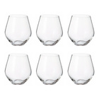 Jogo Com 6 Copos Baixos Grus 500ml Bohemia Crystalite