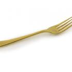 Jogo Com 6 Garfo De Sobremesa Dourada Valentina - Mimo Style