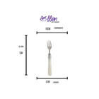 Jogo Com 6 Garfos De Sobremesa Em Inox E Polipropileno Romant