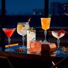 Jogo Com 6 Taças De Cristal Para Martini 245ml America 20s -