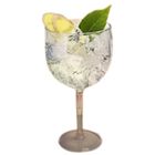 Jogo Com 6 Taças De Gin Em Acrílico  Cristal 580 Ml