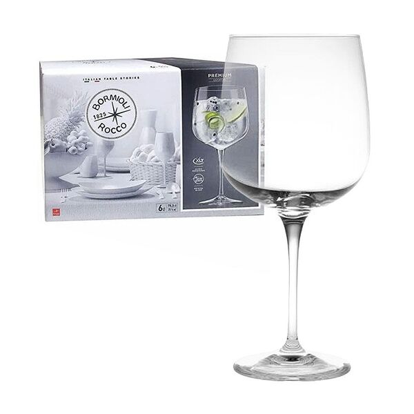 Jogo Com 6 Taças De Gin Premium 750ml