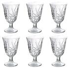 Jogo Com 6 Taças Vidro Agua - Vinho 240ml