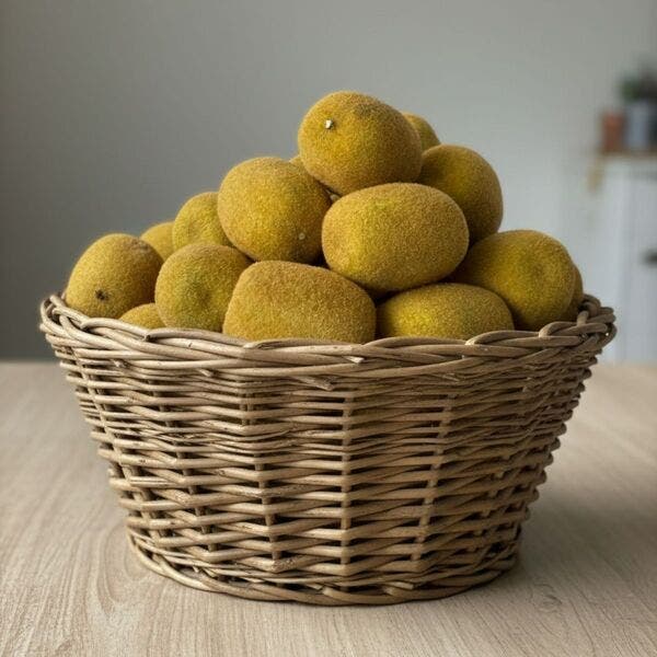 Jogo Com 7 Mini Kiwis Artificiais 7cm Cada Frutas Com Aparência