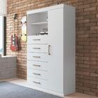 Jogo Cômoda E Guarda Roupa Mandi Branco