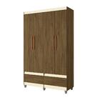 Jogo Cômoda E Roupeiro Shinzhen Freijó Pérola